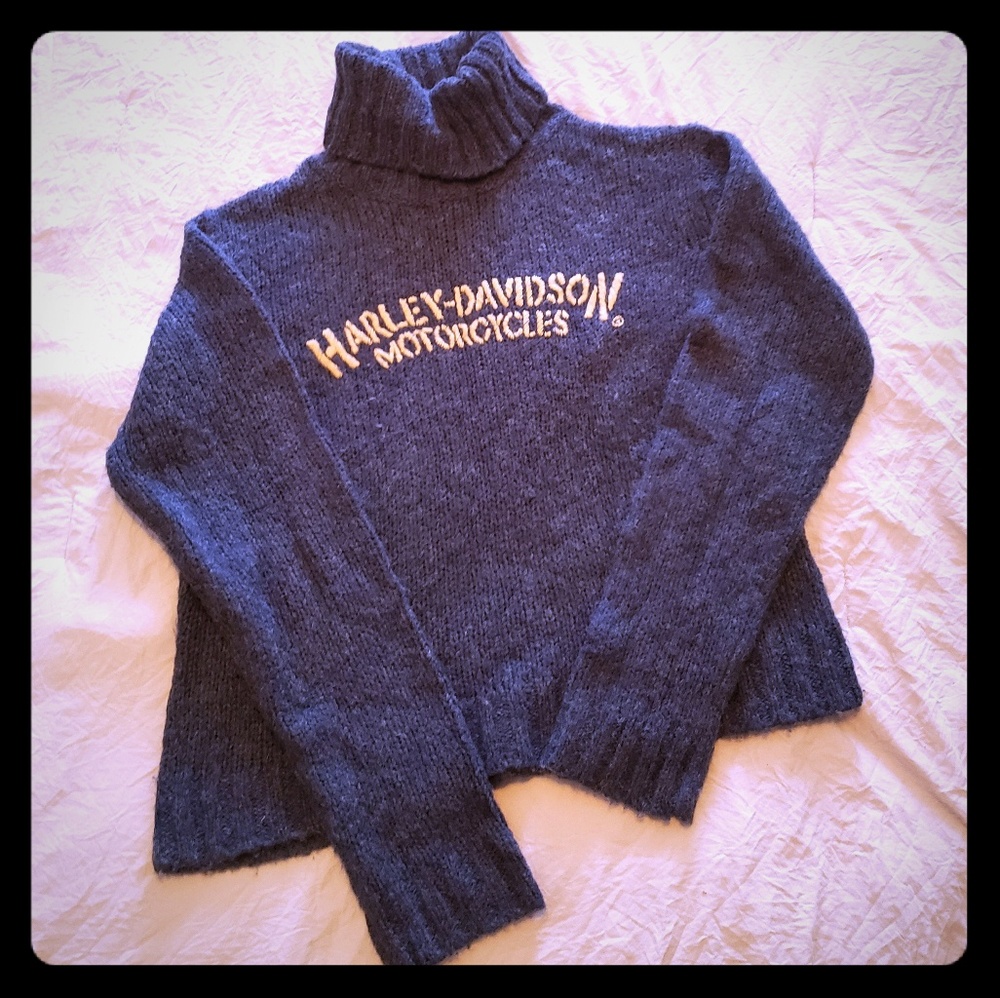 Blue HD turtleneck